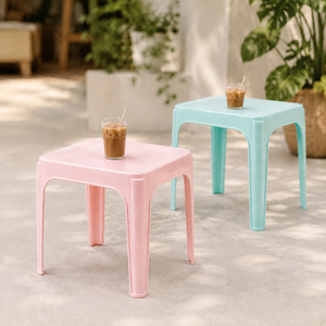 PP Plastic <b>Outdoor</b> <b>Dining</b> <b>Table</b> Rectangular Stackable Foldable <b>Extendable</b> Lightweight Durable Waterproof Furniture Patio Hotel - Product Image 1