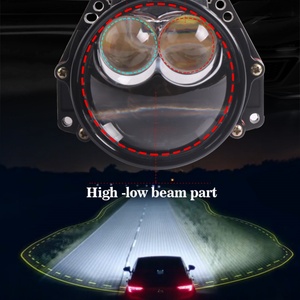 2023 Sanvi S13 Super Quality 68W Bike and Motorcycle Light Headlight 3-Inch H4 H7 LED Projector Lens for Work and One Model - Product Image 5