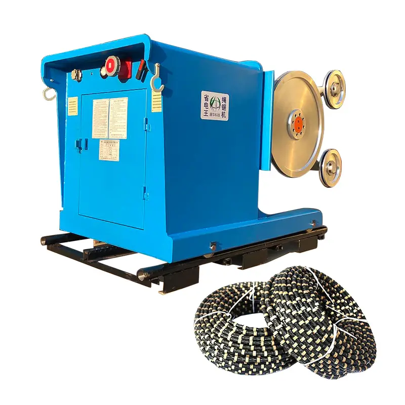 Marble Stone Cutting Rope Wire Saw Cut Machine Diamond Stone Rock Cutting Equipment