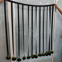 Panneau de fond floral suspendu ZKAI pour plafond, roses rouges, longue guirlande de fleurs artificielles pour mariage