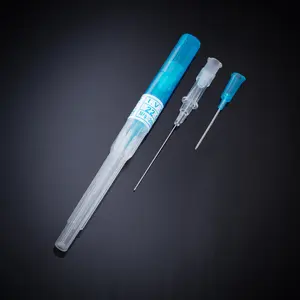 Surgical Steel Sterilised Ear And Nose Piercing Needles 16g IV Catheter Needles With Piercing Supplies Kit