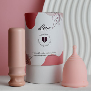 Furuize Kişiselleştirilmiş Ambalajlı Adet Kupası %100 Tıbbi Sınıf Silikon Kadınlar İçin Adet Dönemi Kupası - Product Image 1