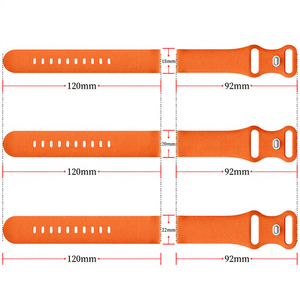 Bracelet de montre intelligente en silicone 18 mm 20 mm 22 mm avec boucle papillon, bracelet sport pour Samsung, Huawei, Garmin, Xiaomi - Product Image 1