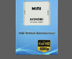 Convertisseur AV vers <span class=keywords><strong>HDMI</strong></span> Boîtier AV2HDMI HDMI2AV <span class=keywords><strong>Adaptateur</strong></span> Vidéo HD RCA CVSB <span class=keywords><strong>HDMI</strong></span> vers AV 1080p L/R <span class=keywords><strong>Coaxial</strong></span> Scaler <span class=keywords><strong>Audio</strong></span> Support NTSC PAL - Product Image 2