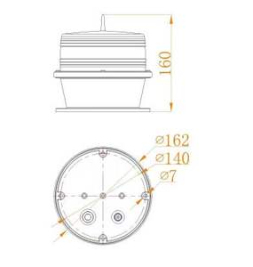 Luz de Navegación Solar sin Mantenimiento, Baliza LED de Larga Duración para Pesca, Boya Marina, Uso de Tráfico - Product Image 5
