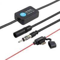 Antenne radio active universelle pour véhicule SW-26040702 SUGNALWELL, amplificateur d'antenne de voiture verticale, 12-24V 50 25DBI, installation facile
