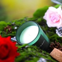 Service OEM en gros, bougies parfumées en cire de soja réutilisables, personnalisées, de luxe, avec étiquette privée, dans un bocal en verre