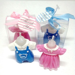 Bougies confortables pour enfants, rose et bleu, 50 pièces, pour porte de baptême, cadeau de fête prénatale, nouvelle collection - Product Image 3