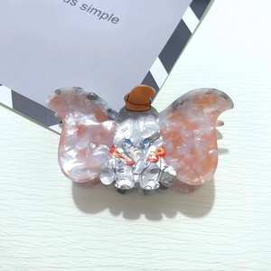 Dessin animé personnalisé mignon huître éléphant cochon pinces à cheveux avec arc Lucifer conception de niche pour un usage quotidien - Product Image 3