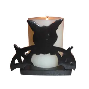 Top quality product Reasonable rate fashionable trending design Halloween Bat shape Candle holder for wedding, parities, Home