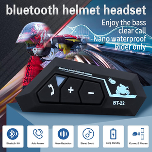 BT22 auriculares inalambricos con bluetooth para motos, casque haut-parleur de <span class=keywords><strong>musique</strong></span> sans fil avec bluetooth pour motos - Product Image 5