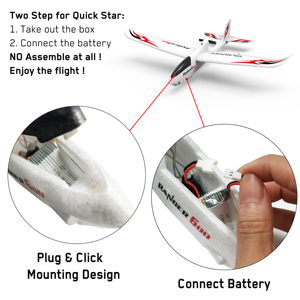 Vente chaude : Avion RC électrique <span class=keywords><strong>Volantex</strong></span> 600 RTF avec gyroscope à balais pour débutants - Product Image 3