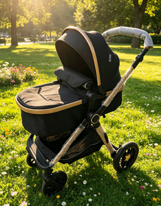 Passeggino 3-in-1 OEM EN1888 con Seggiolino Auto per Neonati, Manico Reversibile, Carrozzina Pieghevole in Alluminio - Product Image 3