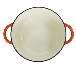 <span class=keywords><strong>Cocotte</strong></span> <span class=keywords><strong>en</strong></span> <span class=keywords><strong>fonte</strong></span> émaillée <span class=keywords><strong>ronde</strong></span> classique et colorée, antiadhésive avec couvercle, compatible four et plaques de cuisson à gaz et à induction - Product Image 3