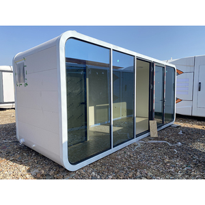 Casa Prefabbricata di Lusso <span class=keywords><strong>in</strong></span> Acciaio Smontabile a Forma di Mela, Kit Cabina <span class=keywords><strong>in</strong></span> <span class=keywords><strong>Legno</strong></span> per Villa <span class=keywords><strong>in</strong></span> Vendita - Product Image 3