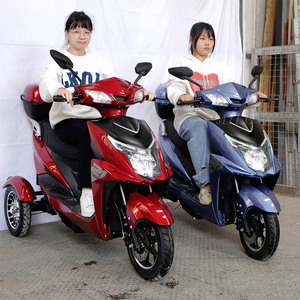 Scooter Eléctrico de 3 Ruedas, Motocicleta Eléctrica Todoterreno, <span class=keywords><strong>Triciclo</strong></span> Eléctrico de 3 Ruedas <span class=keywords><strong>con</strong></span> <span class=keywords><strong>Asiento</strong></span> Trasero - Product Image 6