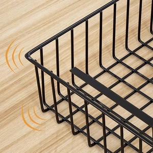 Table Mounted <b>Storage</b> <b>Basket</b> 5kg Capacity Portable No Drilling Dormitory Kitchen Bedroom Organizer - Product Image 2