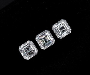 เพชรทรงแอสเชอร์ที่เพาะเลี้ยงในห้องปฏิบัติการ |   ได้รับการรับรองจาก IGI |   การตัดแต่งแบบโบราณและไม่เหมือนใครสำหรับจี้ - Product Image 2