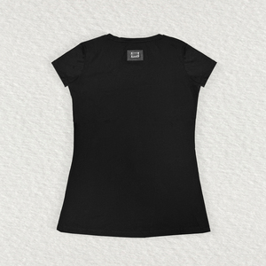 T-<span class=keywords><strong>shirt</strong></span> ajusté en coton épais respirant pour <span class=keywords><strong>femme</strong></span>, orné de strass, collection été, par un fabricant de vêtements haut de gamme - Product Image 2