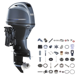 Nuovo Motore Fuoribordo a Benzina YAMAHA per Imbarcazioni <span class=keywords><strong>Marine</strong></span>, 4 Tempi, 60 CV, 4 Cilindri, 996cc - Product Image 1