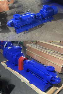 Pompe centrifuge multi-étages sectionnelle MD500-57X12, pompe de surpression horizontale à haute pression 500m³/h, moteur entièrement intégré - Product Image 3
