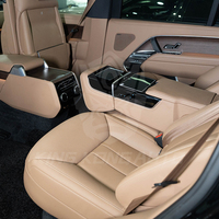 Siège de voiture capitaine de luxe sièges en cuir personnalisés couleur ambre pour LandRover 2023 +