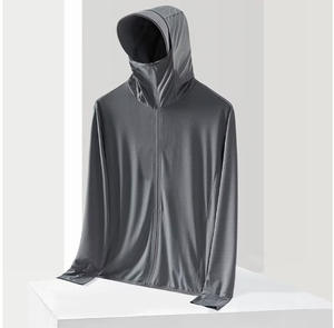 RUIQUWIN Vente directe usine – Nouvelle veste d'été légère, respirante, à capuche zippée, séchage rapide, anti-bactérienne, protection solaire UPF50+ en polyester - Product Image 4