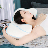 Oreiller ergonomique en mousse à mémoire de forme à récupération lente en 3 à 5 secondes, nouveau style, pour dormeurs sur le côté, sur le ventre et sur le dos