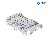 Dissipateur thermique en aluminium extrudé sur mesure, boîtier en profilé aluminium extrudé pour équipement électronique de puissance