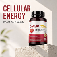 Capsules de CoQ10 en gélules molles 300mg 98% Coenzyme Q10 pur pour la santé cardiaque et le soutien cardiovasculaire, système immunitaire OEM ODM