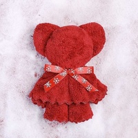 Petit ours serviette avec main cadeau demoiselle d'honneur sac cadeau de mariage petits articles poupée poupée boîte-cadeau d'anniversaire pour enfants