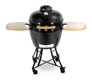 Auplex <span class=keywords><strong>KAMADO</strong></span> Premium Gris Foncé 24 pouces <span class=keywords><strong>XL</strong></span> Grand Barbecue Professionnel en Céramique au Charbon de Bois Forme OEM avec Brûleur Latéral pour Extérieur - Product Image 5