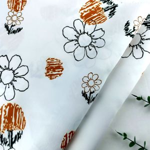 Vente en gros 100% polyester satin <span class=keywords><strong>imprimé</strong></span> floral soie douce pour vêtements pour filles vêtements de nuit et sacs-tissu d'impression numérique - Product Image 2