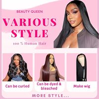Extensiones de Cabello Virgen Liso 15A, 100% Cabello Humano Virgen, Doble Trama a Máquina, Puntas Completas, Aspecto Natural Suave, Uso Diario, para Mujer Negra