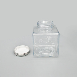 Botella cuadrada de PET para bebidas con tapa de rosca transparente de 500 ml para envasado de bebidas - Product Image 4