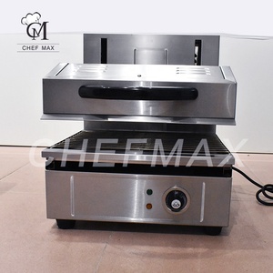 Parrilla eléctrica de acero inoxidable para barbacoa, horno sin humo de 5,6 kW, con elevador, salamandra, para restaurante comercial - Product Image 3