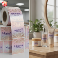 Étiquettes autocollantes circulaires en plastique imperméables personnalisées, impression, produits de nettoyage corporel, shampooing, produits capillaires, autocollants pour cartons cosmétiques