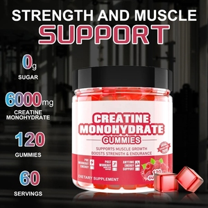 Gummies de créatine OEM les plus vendues pour la gym – Énergie pré-entraînement, créatine monohydrate en poudre, gommes pour le développement musculaire - Product Image 5