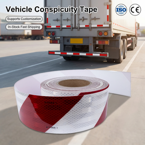 Ruban réfléchissant à micro-prismes haute luminosité, motif diamant |   <span class=keywords><strong>Bande</strong></span> rétro-réfléchissante imperméable pour la visibilité des véhicules - Product Image 1