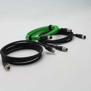 Conjunto de Cable M12 M8 Macho a Hembra, Impermeable IP68, Aislamiento de PVC Sólido, Personalizado, Sensor de 5/6/8 Pines, Conector de 4 Pines y 8 Pines - Product Image 5