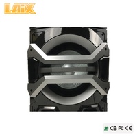 Laix SS-9 10 Zoll Indoor Aktivlautsprecher BT 80W Woofer Bass Audiosystem Holzgehäuse LED-Lichtpanel Aktiver Bühnenlautsprecher