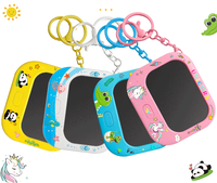 Adorable cahier de planche à dessin numérique pour enfants imprimé bord suspendu tablettes d'écriture LCD pour apprendre et jouer