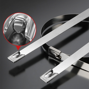 ケーブルタイセルフロック金属ジップケーブルタイ工場価格バンディング付き延長ステンレス鋼ケーブルメーカー - Product Image 6