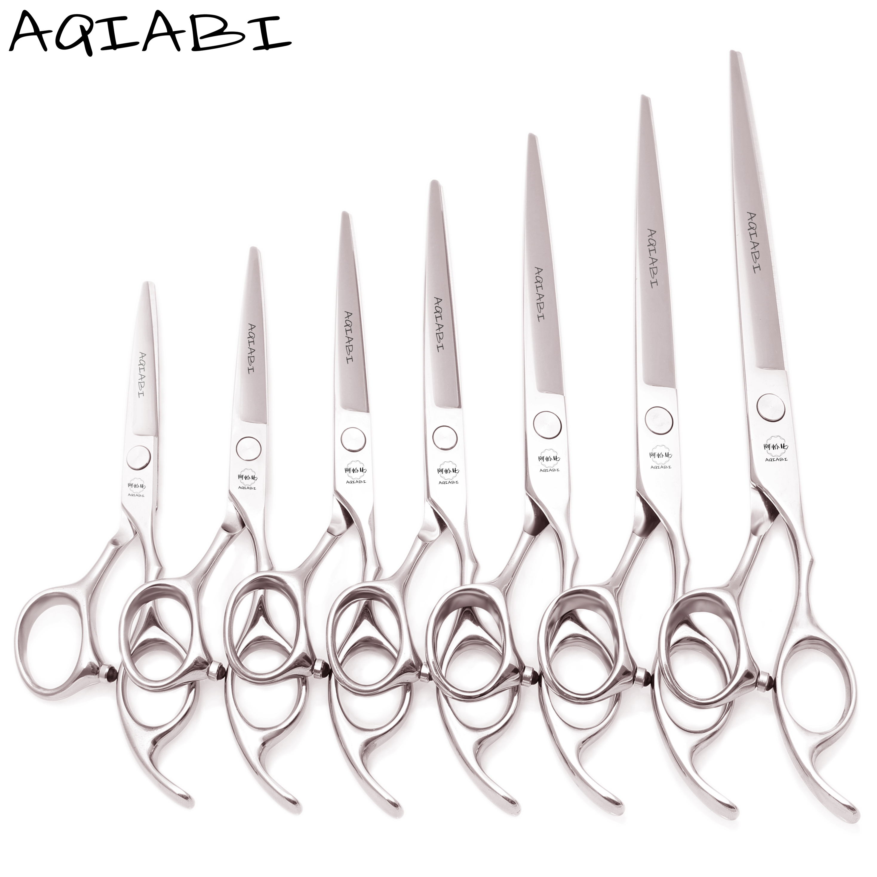 Ciseaux de cheveux professionnels en acier JP, 5, 5.5, 6, 6.5, 7, 7.5, 8 ", ciseaux de coupe, ciseaux de coiffure, minceur, A1006