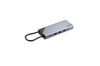 Station d'accueil USB-C 10 en 1, double HDTV VGA, USB 3.0, SD, TF, audio, adaptateur Type-C, PD 100W, multiport