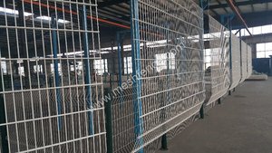 Nhà Hệ Thống An Ninh Đôi Dây Thanh Lưới Hàng Rào Điện Đôi Dây Lưới Hàng Rào Cho Công Nghiệp - Product Image 5