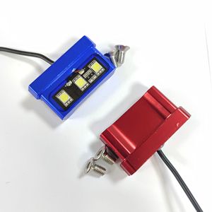 Lumière de plaque d'immatriculation LED pour moto, 49x26mm, 12V, 3 lentilles, remplacement arrière pour systèmes d'éclairage de moto - Product Image 3