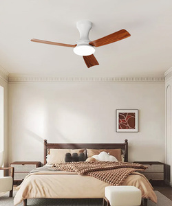 Ventilateur lumineux intelligent minimaliste ultra silencieux, contrôlé par application/télécommande, LED à intensité variable, moteur CC à faible bruit pour salon et salle à manger - Product Image 6