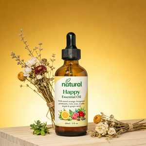 น้ำมันหอมระเหยผสมกุหลาบ เบอร์กามอต เลมอน และส้ม กลิ่นออร์แกนิคธรรมชาติ บริสุทธิ์ 100% สำหรับอโรมาเธอราพี น้ำหอมปรับอากาศ น้ำหอมสำหรับร่างกาย และสปา - Product Image 2