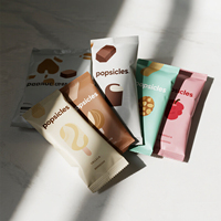 Sacs de sucette en plastique Mylar Popsicle de qualité alimentaire très vendus avec impression personnalisée de haute qualité emballage en papier Popsicle